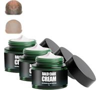 Mattifying Bald Head Cream for Men - Non Greasy Scalp Moisturiser with Fast Absorb Formula, Hyaluronic Acid Dry Scalp Treatment, Lightweight Matte Finish,Skincare Gift for Dad 50g (3PCS)