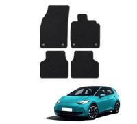 MatTrax - Car Mats for Volkswagen ID.3 2020 To Present - Tailored Car Carpet Car Mats Set with Accessories - Anti-Slip Car Floor Mats, Waterproof - Easy to Clean - Grey Edging,Carpet