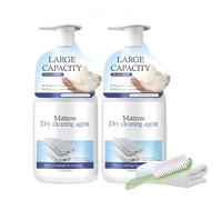 Mattress Cleaner and Stain Remover Spray,Fast Acting Foam Cleaner Spray for mattresses and various fabrics,gentle formula,Protect fabrics & hands. (2Piece)