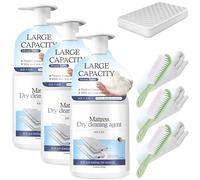 Mattress Cleaner Stain Remover, Mattress Yellow Stain Cleaner, Even Old Stains Effortlessly, Urine Sweat Blood Fast, Protect Fabrics & Hands (3 PCS)