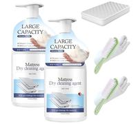 Mattress Cleaner Stain Remover, Mattress Yellow Stain Cleaner, Even Old Stains Effortlessly, Urine Sweat Blood Fast, Protect Fabrics & Hands (2 PCS)