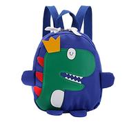 MATTRESS Cute Kids Kindergarten School Bag 3D Dinosaur Mini Backpack New Baby Boy School Bag Blue