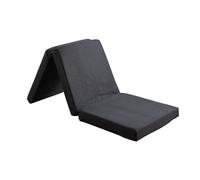 Mattress Guru Badenia 3pcs Day Bed Futon Z Bed Folding Mattress in Black | Size: Small Single Mattress Guru Black Small Single