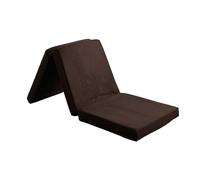 Mattress Guru Badenia 3pcs Day Bed Futon Z Bed Folding Mattress in Brown | Size: Small Single Mattress Guru Brown Small Single