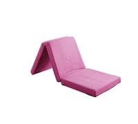 Mattress Guru Badenia 3pcs Day Bed Futon Z Bed Folding Mattress in Light Pink | Size: Small Single Mattress Guru Light Pink Small Single
