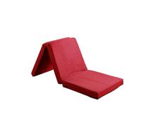 Mattress Guru Badenia 3pcs Day Bed Futon Z Bed Folding Mattress in Red | Size: Small Single Mattress Guru Red Small Single