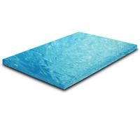 Mattress Guru Cool Blue Hybrid Memory Gel Foam Orthopaedic Mattress Topper, 5Cm, 3Ft (90X190Cm)