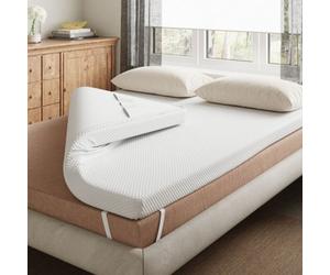 Mattress Guru Visco Therapy 7.5Cm Deep Cool Blue Mattress Topper For Deep Comfort And Cooling