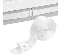 Mattress Holder, Double Bed Bridge, Connects Two Mattresses to One Large Lying Area, Variably Adjustable, Mattress Connector, Mattress Wedge, Love Bridge, for up to 200 cm x 200 cm Beds
