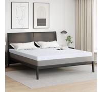 Mattress Pads White 180 x 200 cm 100% polyester jacquard fabric Berkfield Home White One Size