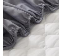 Mattress Protector Cotton Quilted Thick Mattress Cover Acts As A Fitted Sheet And Bed Cover Suitable Beds,hot pink,90x200x25cm