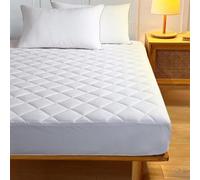 Mattress Protector King Size Bed Topper 30CM Deep Protectors Luxury Hotel Quality White Fitted Bed Covers Pad Anti Allergy Soft Sheets Single 4ft Small Double Superking (King)