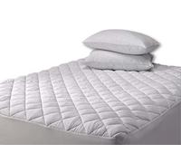 MATTRESS PROTECTOR - Luxury Quilted Cover Sheet - Hygienic & Non-Allergenic - Machine Washable - Quality Virgin Polyester Quilted Filling (Mattress Protector, King)