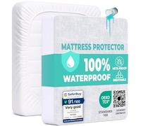 Mattress Protector Next to Me Waterproof 50x83 cm Premium Cotton Terry (2pcs) Cot Cover Fitted Sheet Soft and Breathable Top Mattress Protector Anti-Mite Hypoallergenic and Washable