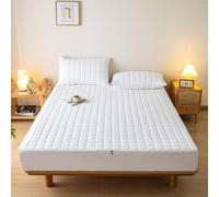Mattress Protectors Quilted Double/Single Bed Covers Waterproof Mattress Covers - Fits 130x200+20cm - Protect for Your Mattress