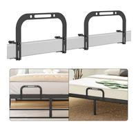 Mattress Slide Stopper, DELLAN Non-Slip Mattress Gripper Retainer Bar, Mattress Holder for Bed Frame to Prevent Sliding (2 Pack)