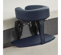 Mattress Top Massage Kit, Face Down Bed Pillow Cradle With U Headrest And Hand Rest Support Cushion, Adjustable Angle Cushion Support Bracket, For Home SPA Salon Eye Surgery Recovery(Color:Blue)
