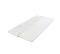 Mattress Topper 90x200cm Climate Fiber White Cover Protector Underbed
