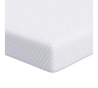 Mattress Topper White Jaquard Fabric Memory Foam Bedding Comfort Soft vidaXL