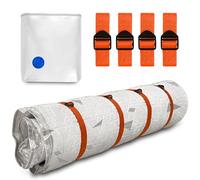 Mattress Vacuum Bag for Storage and Moving, Vacuum Mattress Bag with Straps for Latex, Hybrid and Foam Mattresses, Super King Size