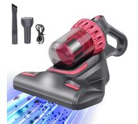 Mattress Vacuum Cleaner, Cordless Anti Dust Mite Bed Vacuum Cleaner with UV Light Sterilization, 10 KPa Suction Power Portable Handheld Cordless Vacuum Cleaner with HEPA Filter for Bed, Sofa, Pillows