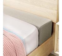 Mattress Wedge, for Filling the Gap Between Mattress and Headboard/Wall/Bed, Love Bridge for Mattresses for All Standard Mattresses, High Density Sponge with Removable Cover (90 x 10 x 20 cm, Light
