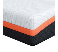 Mattress Gel Memory Foam Bedroom Sleeping Home Comfort Modern Indoor vidaXL