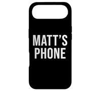 Matt's Phone Black White Name Matt Case for iPhone Air