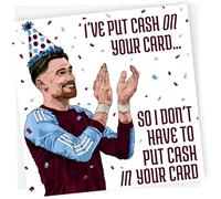 Matty Cash Birthday Card for Son, Aston Villa Gift, AVFC Birthday Card, Aston Villa Card for Dad, Unai Emery, Ollie Watkins, John McGinn