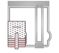 Matty's Crafting Joy Square Waterfall Flap Die Cut, Set of 4