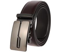 Mature Men Formal Men's Cowhide Belt Business Leather Two Layer Company