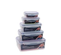 Maturi Food Storage Containers Set of 5 with Airtight Lids, BPA Free, 0.24L-2.5L