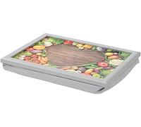 Maturi Lap Tray, Vegetable Heart Design, Multi-Colour, 33 x 44 x 8 cm