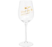 Maturi Pour Me' Humorous Wine Glass, 420ml