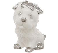 Maturi White Ceramic Dog Figurine