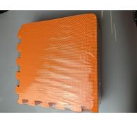 MaTvize Eva Foam Baby Play Mat - 12Pcs (29x29cm) 8mm Thick Soft Orange Interlocking Floor Tiles, Waterproof, Non-Slip, Safe & Comfortable Matting for Kids, Child’s play (Orange, 12 Pack)