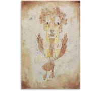 Matvsd Kohecs Abstract Paul Klee Poster and Prints Paul Klee《Angelus Novus》Canvas Wall Art Paul Klee Painting for Home Wall Picture Decor 40x65cmx1 Frameless
