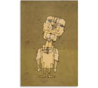 Matvsd Kohecs Abstract Paul Klee Poster and Prints Paul Klee《Ghost of A Genius》Canvas Wall Art Paul Klee Painting for Home Wall Picture Decor 40x65cmx1 Frameless