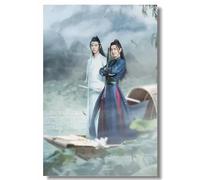Matvsd Kohecs Chen Qing Ling TV Drama Poster Xiao Zhan Wang Yibo Wall Art Chen Qing Ling Prints Fashion Painting Canvas for Home Decor Picture 50x70cm No Frame