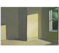 Matvsd Kohecs Edward Hopper Prints Edward Hopper Wall Art Edward Hopper《Sun in An Empty Room》Poster Retro Canvas Painting for Home Decor Picture 30x45cm No Frame