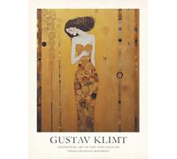 Matvsd Kohecs Gustav Klimt Poster《Elegant lady》Canvas Painting Gustav Klimt Wall Art Abstract Prints Sleeping Girl Picture for Office Decor 30x45cm Frameless