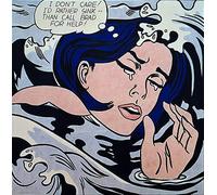 Matvsd Kohecs Roy Lichtenstein Poster Crying Girl Woman Wall Art Roy Lichtenstein Prints Roy Lichtenstein Painting Canvas for Home Decor Picture 40x40cm No Frame