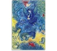 Matvsd Kohecs Surrealism Marc Chagall《The Magic Flute》Poster Marc Chagall Canvas Prints and Painting Marc Chagall Wall Art for Home Decor 30x45cmx1 No Frame