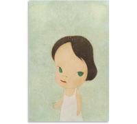 Matvsd Kohecs Yoshitomo Nara Poster《Cute Doll》Canvas Wall Art Yoshitomo Nara Prints and Painting Aesthetic Picture for Bedroom Wall Decor 30x45cmx1 No Frame