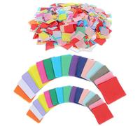 Matwsec 100g 1 Inch Tissue Paper for Crafts, Coloured Tissue Paper Squares, Art Craft Tissue Paper for DIY Crafts, Party Decorations, Scrunch Projects, Birthday Festival Confetti