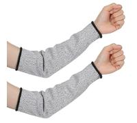 Matwsec 2 Pcs Soft Arm Protectors for Thin Skin and Bruising, Cut Resistant Sleeves, Safety Arm Sleeves, Arm Guards for Biting Autism Gardening Kitchen Farm Work (Straight)