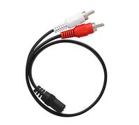 Matybobe 0.25 Meter RCA o Cable 3.5mm Female to 2 RCA Male Stereo Adapter Y Cable for HDTV Headphone Amplifier