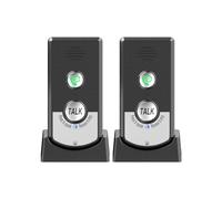 Matybobe 2 Pack Intercoms Wireless for Home Voice Bidirectional Caller Home Ultra Long Distance Portable Wireless Voice Interphone Elderly Caller Room to Room Communication Intercom