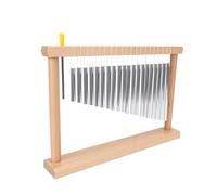 Matybobe 20 Note Wind Chime Musical Instrument with Wooden Base Perfect for Relaxation Meditation and Kids Learning 39x6.5x26cm