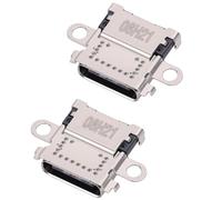 Matybobe 2pcs Lite USB C Charging Port Replacement Reliable Metal Type C Port for Game Console Repairs